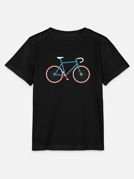 Fahrrad Radfahrer Rennrad Radsport Retro Grafik - Stanley/Stella Kinder T-Shirt MINI CREATOR  - Schwarz