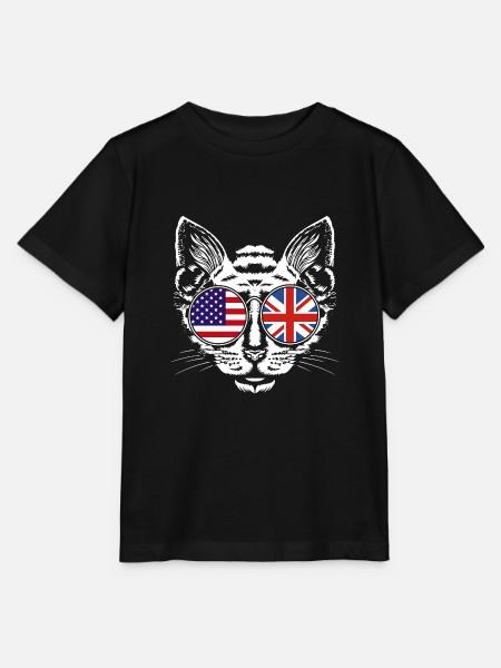 England Englisch - Stanley/Stella Kinder T-Shirt MINI CREATOR - Schwarz