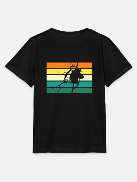 Steckenpferd Hobby Horsing - Stanley/Stella Kinder T-Shirt MINI CREATOR - Schwarz