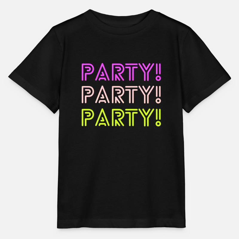 Partei! Partei! Partei! - Stanley/Stella Kinder T-Shirt MINI CREATOR  - Schwarz
