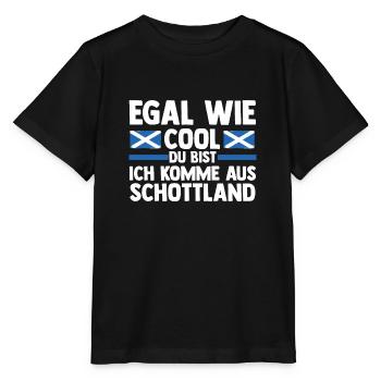 Ecossais Ecosse Ecosse Ecosse - T-shirt bio MINI CREATOR Stanley/Stella Enfant - noir - Devant - Mikhail (115cm)