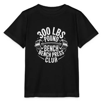 Lustiges Sportstudio Bankdrücken Shirt - Stanley/Stella Kinder T-Shirt MINI CREATOR  - Schwarz - Vorne - Mikhail (115cm)