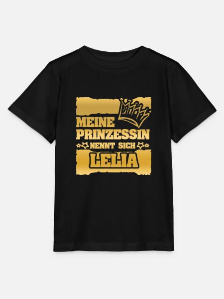 Mädchenname Lelia - Stanley/Stella Kinder T-Shirt MINI CREATOR  - Schwarz