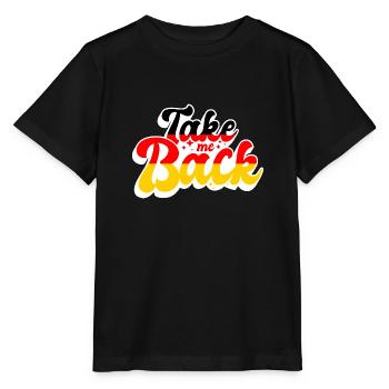Drapeau allemand Mal du pays Drapeau allemand - T-shirt bio MINI CREATOR Stanley/Stella Enfant - noir - Devant - Mikhail (115cm)