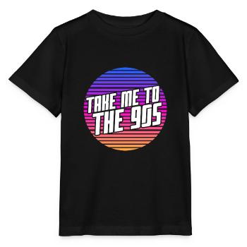 90s Kids - Stanley/Stella MINI CREATOR Kids’ T-Shirt - black - Front - Mikhail (115cm)