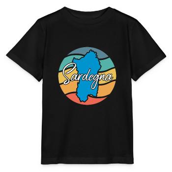 Sardinien Retro - Stanley/Stella Kinder T-Shirt MINI CREATOR  - Schwarz - Vorne - Mikhail (115cm)