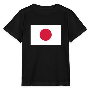Nationalflagge von Japan - Stanley/Stella Kinder T-Shirt MINI CREATOR  - Schwarz - Vorne - Mikhail (115cm)