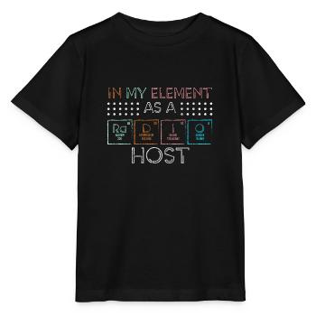 Radio Musik Stimme Kanal - Stanley/Stella Kinder T-Shirt MINI CREATOR  - Schwarz - Vorne - Mikhail (115cm)