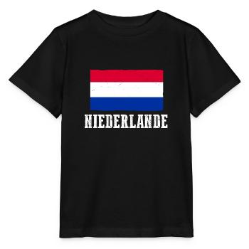 Pays-Bas Pays-Bas - T-shirt bio MINI CREATOR Stanley/Stella Enfant - noir - Devant - Mikhail (115cm)