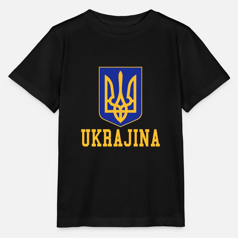 Ukraine - T-shirt bio MINI CREATOR Stanley/Stella Enfant - noir