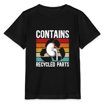 Récepteur d’organe Mignon Rein Transplantation - T-shirt bio MINI CREATOR Stanley/Stella Enfant - noir - Devant - Mikhail (115cm)