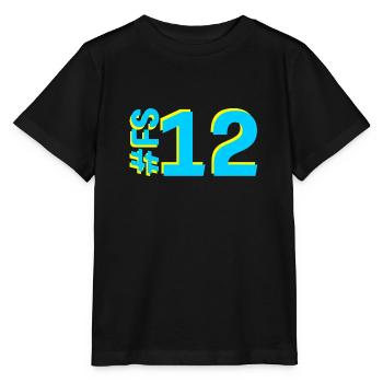 FS12-KARTON - Stanley/Stella Kinder T-Shirt MINI CREATOR  - Schwarz - Vorne - Mikhail (115cm)