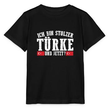 Turks Turkish Turkey - Stanley/Stella MINI CREATOR Kids’ T-Shirt - black - Front - Mikhail (115cm)