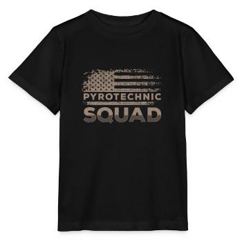 Pyro Sky Football - T-shirt bio MINI CREATOR Stanley/Stella Enfant - noir - Devant - Mikhail (115cm)