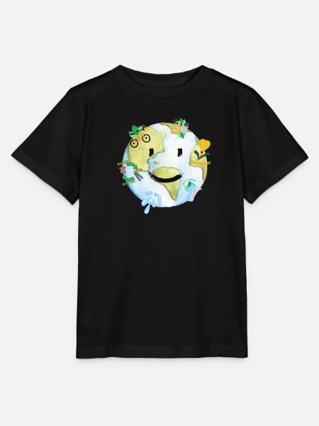 Save The Planet - Stanley/Stella Kinder T-Shirt MINI CREATOR  - Schwarz