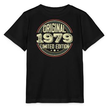 1979 Birthday Parties, ein legendärer Jahrgang - Stanley/Stella Kinder T-Shirt MINI CREATOR  - Schwarz - Vorne - Mikhail (115cm)