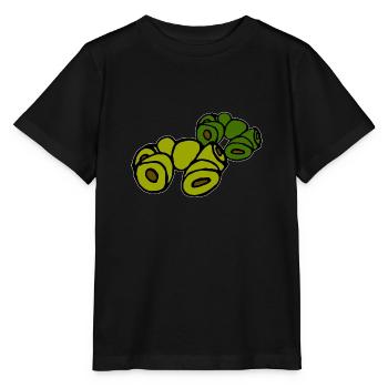verschiedene Oliven - Stanley/Stella Kinder T-Shirt MINI CREATOR  - Schwarz - Vorne - Mikhail (115cm)