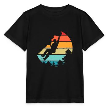 Vintage Mountain Sports - Stanley/Stella MINI CREATOR Kids’ T-Shirt - black - Front - Mikhail (115cm)