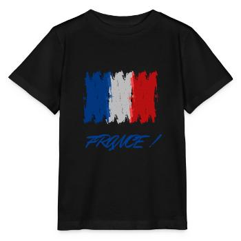 FRANCE - T-shirt bio MINI CREATOR Stanley/Stella Enfant - noir - Devant - Mikhail (115cm)