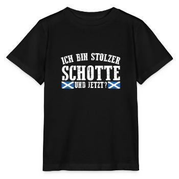 Schotten Schottisch Schottland - Stanley/Stella Kinder T-Shirt MINI CREATOR  - Schwarz - Vorne - Mikhail (115cm)