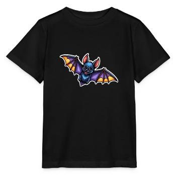 Chauve-souris Neo Traditionnel - T-shirt bio MINI CREATOR Stanley/Stella Enfant - noir - Devant - Mikhail (115cm)