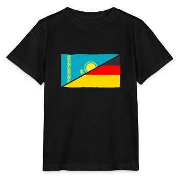 Kazakhstan Allemagne Kazakhstan - T-shirt bio MINI CREATOR Stanley/Stella Enfant - noir - Devant - Mikhail (115cm)