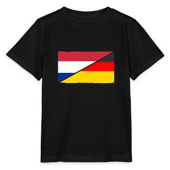 Pays-Bas Pays-Bas Allemagne Pays-Bas - T-shirt bio MINI CREATOR Stanley/Stella Enfant - noir - Devant - Mikhail (115cm)