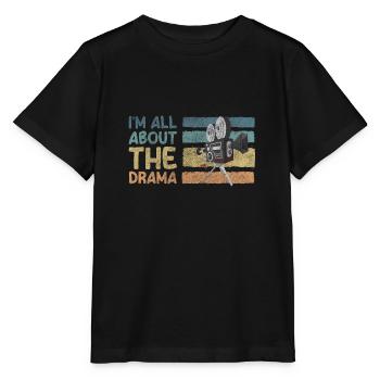 Theater Theaterstück Spielen Vorhang - Stanley/Stella Kinder T-Shirt MINI CREATOR  - Schwarz - Vorne - Mikhail (115cm)