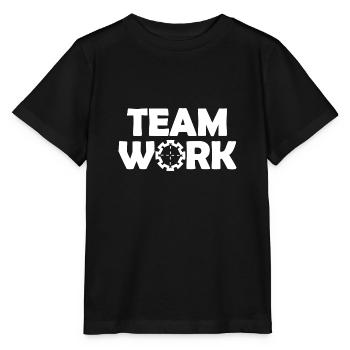 The team work - Stanley/Stella MINI CREATOR Kids’ T-Shirt - black - Front - Mikhail (115cm)