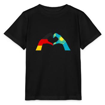 Kazakhstan Allemagne Kazakhstan - T-shirt bio MINI CREATOR Stanley/Stella Enfant - noir - Devant - Mikhail (115cm)