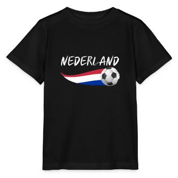 Pays-Bas Pays-Bas - T-shirt bio MINI CREATOR Stanley/Stella Enfant - noir - Devant - Mikhail (115cm)
