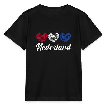 Pays-Bas Pays-Bas - T-shirt bio MINI CREATOR Stanley/Stella Enfant - noir - Devant - Mikhail (115cm)