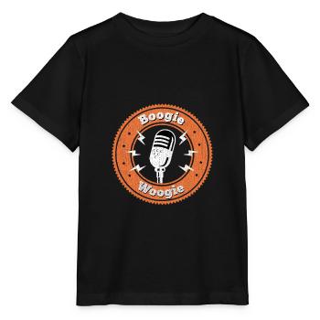 Boogie Woogie cadeau micro vintage - T-shirt bio MINI CREATOR Stanley/Stella Enfant - noir - Devant - Mikhail (115cm)