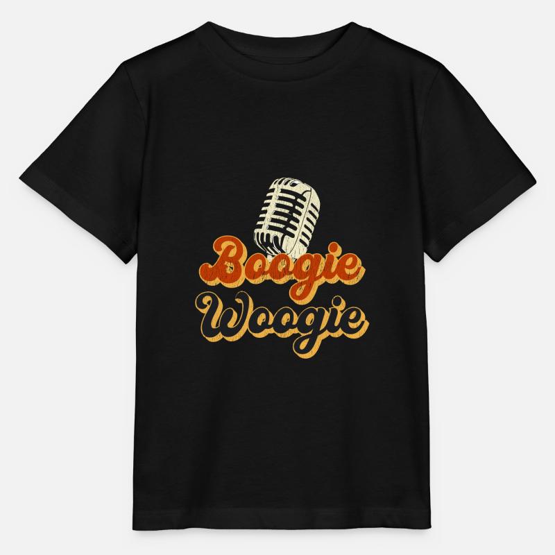 Boogie Woogie cadeau micro vintage - T-shirt bio MINI CREATOR Stanley/Stella Enfant - noir