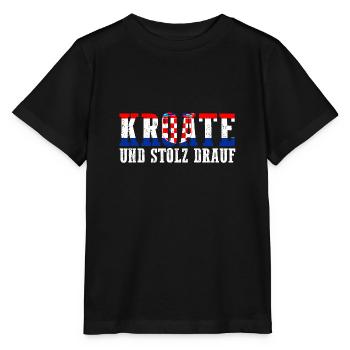 Croate Croate Croatie - T-shirt bio MINI CREATOR Stanley/Stella Enfant - noir - Devant - Mikhail (115cm)