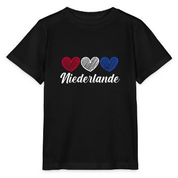 Pays-Bas Pays-Bas - T-shirt bio MINI CREATOR Stanley/Stella Enfant - noir - Devant - Mikhail (115cm)