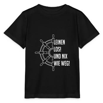 Leinen los! - Stanley/Stella Kinder T-Shirt MINI CREATOR  - Schwarz - Vorne - Mikhail (115cm)
