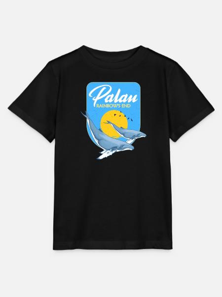 Palau Rainbow's End Buckelwale - Stanley/Stella Kinder T-Shirt MINI CREATOR - Schwarz