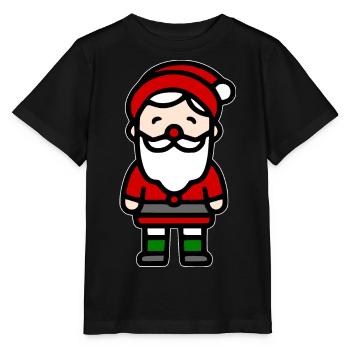 Santa Claus - Stanley/Stella MINI CREATOR Kids’ T-Shirt - black - Front - Mikhail (115cm)