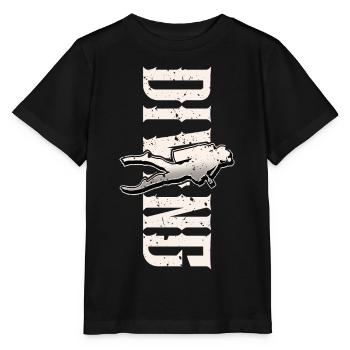 Plongeurs plongeurs - T-shirt bio MINI CREATOR Stanley/Stella Enfant - noir - Devant - Mikhail (115cm)
