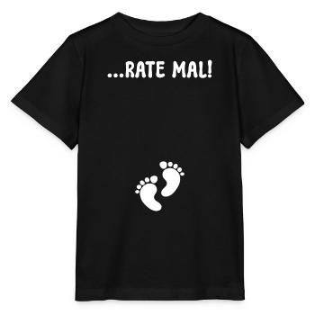 Babyglück Babyfüße Schwangerschaft Schwanger - Stanley/Stella Kinder T-Shirt MINI CREATOR  - Schwarz - Vorne - Mikhail (115cm)