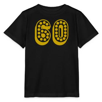 60. 60 ANS. 60e ANNIVERSAIRE. ANNIVERSAIRE 60 ANS. - T-shirt bio MINI CREATOR Stanley/Stella Enfant - noir - Devant - Mikhail (115cm)