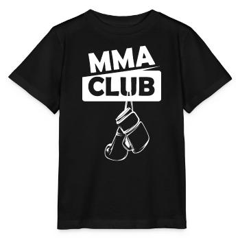 Icône du logo du logo du club d’arts martiaux du club de club de club - T-shirt bio MINI CREATOR Stanley/Stella Enfant - noir - Devant - Mikhail (115cm)