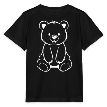 Bear Bear - Stanley/Stella MINI CREATOR Kids’ T-Shirt - black - Front - Mikhail (115cm)