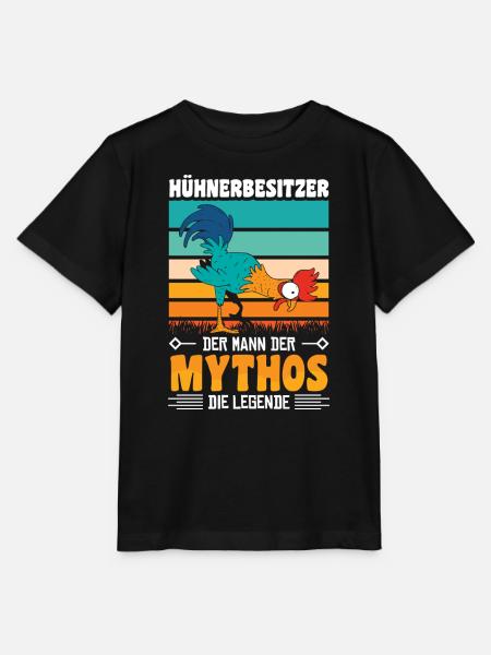 Hühnerflüsterer Huhn Hühnerhalter Hühner - Stanley/Stella Kinder T-Shirt MINI CREATOR  - Schwarz