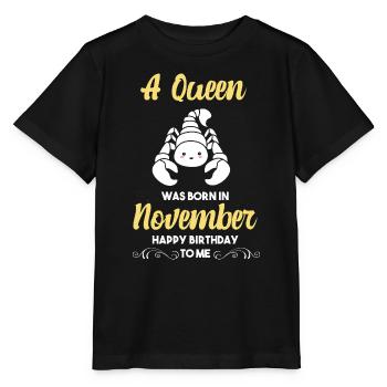 Zodiac sign Scorpio - Stanley/Stella MINI CREATOR Kids’ T-Shirt - black - Front - Mikhail (115cm)