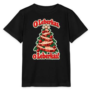 O Leberkas - Stanley/Stella Kinder T-Shirt MINI CREATOR  - Schwarz - Vorne - Mikhail (115cm)