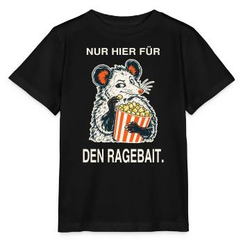 Ragebait Jugendwort 2026 Geschenk Teenager Opossum - Stanley/Stella Kinder T-Shirt MINI CREATOR  - Schwarz - Vorne - Mikhail (115cm)