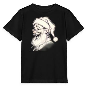 Santa Chef Skizzen-Tee - Stanley/Stella Kinder T-Shirt MINI CREATOR  - Schwarz - Vorne - Mikhail (115cm)