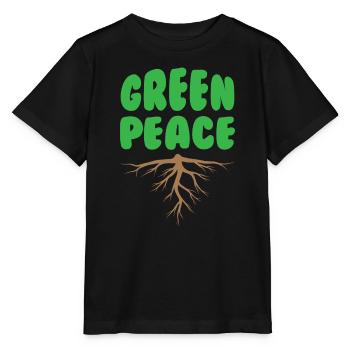 Vert Paix Nature - T-shirt bio MINI CREATOR Stanley/Stella Enfant - noir - Devant - Mikhail (115cm)